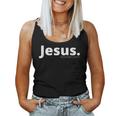 Jesus Period Women Tank Top Basic Casual Daily Weekend Graphic