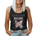 My Favorite People Call Me Mema Butterfly Mothers Day Women Tank Top Basic Casual Daily Weekend Graphic