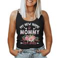 My New Name Is Mommy Est 2022 New Mom Expecting Parents Women Tank Top Basic Casual Daily Weekend Graphic
