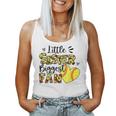 Softball Sister Little Sister Biggest Fan Women Tank Top Basic Casual Daily Weekend Graphic