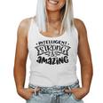 Strong Woman Intelligent Strong And Amazing Idea Gift Women Tank Top Basic Casual Daily Weekend Graphic