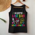 Happy Last Day Of Kindergarten School Funny Teacher Students Women Tank Top Basic Casual Daily Weekend Graphic Personalized Gifts