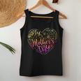 Happy Mothers Day With Tie-Dye Heart Mothers Day Women Tank Top Basic Casual Daily Weekend Graphic Personalized Gifts