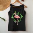 Irish Flamingo Green Saint Patrick Day 2022 Lucky St Pattys Women Tank Top Basic Casual Daily Weekend Graphic Personalized Gifts