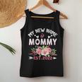 My New Name Is Mommy Est 2022 New Mom Expecting Parents Women Tank Top Basic Casual Daily Weekend Graphic Personalized Gifts