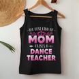 Womens Best Kind Of Mom Raises A Dance Teacher Floral Mothers Day Women Tank Top Basic Casual Daily Weekend Graphic Personalized Gifts