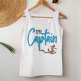 Dibs On The Captain Fire Captain Wife Girlfriend Sailing Women Tank Top Basic Casual Daily Weekend Graphic Personalized Gifts