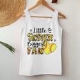 Softball Sister Little Sister Biggest Fan Women Tank Top Basic Casual Daily Weekend Graphic Personalized Gifts