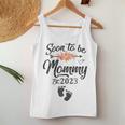 Womens Soon To Be Mommy 2023 Mothers Day First Time Mom Pregnancy Women Tank Top Basic Casual Daily Weekend Graphic Personalized Gifts