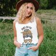 Womens Funny Captain Wife Dibs On The Captain Saying Cute Messy Bun Women Tank Top Basic Casual Daily Weekend Graphic Gifts for Her
