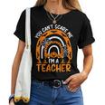Halloween Teach Ghost You Cant Scare Me Im A Teacher Women T-shirt