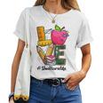First Day Of School Nurse Life Back To School Love Nurse Women T-shirt