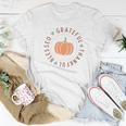 Thanksgiving Grateful Thankful Blessed V2 Women T-shirt Funny Gifts