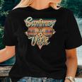 Boho Vintage Summer Vibes Custom Women T-shirt Gifts for Her