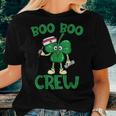 Boo Boo Crew Nurse St Patricks Day Lucky Shamrock Nurse Women T-shirt Gifts for Her