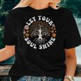 Hippie Let Your Soul Shine Daisy Flower Design Women T-shirt Gifts for Her