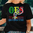Oes Star Necklace Order Of The Eastern Star Women T-shirt Gifts for Her