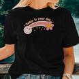 Today Is Your Day Make It Shine Retro Vintage Women T-shirt Gifts for Her