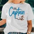 Dibs On The Captain Fire Captain Wife Girlfriend Sailing Women T-shirt Gifts for Her