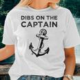 Dibs On The Captain Captain Wife Dibs On The Captain Women T-shirt Gifts for Her