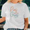Funny Thanksgiving Pies Before Guys Women T-shirt Gifts for Her