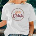 Funny Thanksgiving Side Chick Women T-shirt Gifts for Her