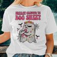 Groovy Pink Ribbon Mom Breast Cancer Is Boo Sheet Halloween V2 Women T-shirt Gifts for Her