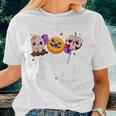 Im Just Here For The Candy Halloween Cute Lollipop Sweets Women T-shirt Gifts for Her