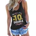 10Th Birthday Party This Girl Is Now 10 Double Digits Cute Gift Women Flowy Tank