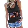 4Th Of July Cat American Flag Cute Plus Size Graphic Shirt For Men Women Family Women Flowy Tank