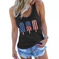 4Th Of July Summer America Independence Day Patriot Usa Gift Women Flowy Tank