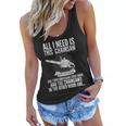 All I Need Is This Chainsaws Tshirt Women Flowy Tank