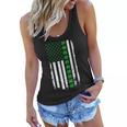 American Irish Clover Flag St Patricks Day Women Flowy Tank