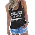 Anatomy Of A Pew Funny Bullet Pro Guns Tshirt Women Flowy Tank