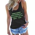 Ancient Astronaut Theorists Says Yes Tshirt Women Flowy Tank