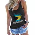 Bahamas Patriotic Bahamian Pride Flag Gift Women Flowy Tank