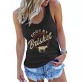 Body By Brisket Pitmaster Bbq Lover Smoker Grilling Women Flowy Tank