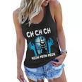 Ch Ch Ch Meow Moew Moew Cat Halloween Quote Women Flowy Tank