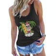 Christmas July Hawaiian Santa Surf Christmas In July Women Flowy Tank