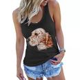 English Setter Dog Tshirt Women Flowy Tank