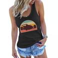 F1 Formula 1 Racing Car Retro Vintage Colors Women Flowy Tank