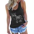 Funny Cute Sarcastic Smart Ass Donkey W Glasses Humorous Gift Women Flowy Tank