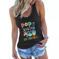 Funny Sister Of The Birthday Girl Pop It Unicorn Birthday Women Flowy Tank