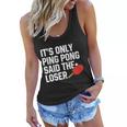Funny Table Tennis Lover Graphic For Women And Men Ping Pong Gift Graphic Design Printed Casual Daily Basic V2 Women Flowy Tank