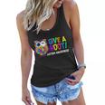 Give A Hoot Autism Awareness Women Flowy Tank