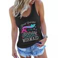Great Grandpa Of The Birthday Mermaid Theme Family Bday Women Flowy Tank