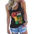 Happy Juneteenth Fathers Day 1865 Fathers Day Women Flowy Tank