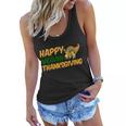 Happy Vegan Thanksgiving Tshirt Women Flowy Tank