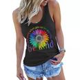 In A World Where You Can Be Anything Be Kind Flower Women Flowy Tank