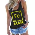 Iron Science Funny Chemistry Fe Periodic Table Tshirt Women Flowy Tank